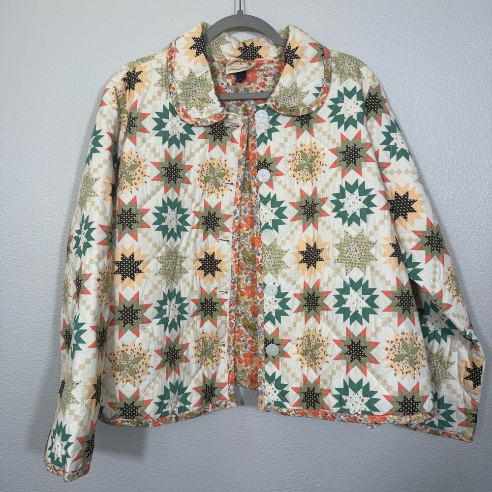 Universal Thread Starburst quilted Jacket - Multi… - image 3